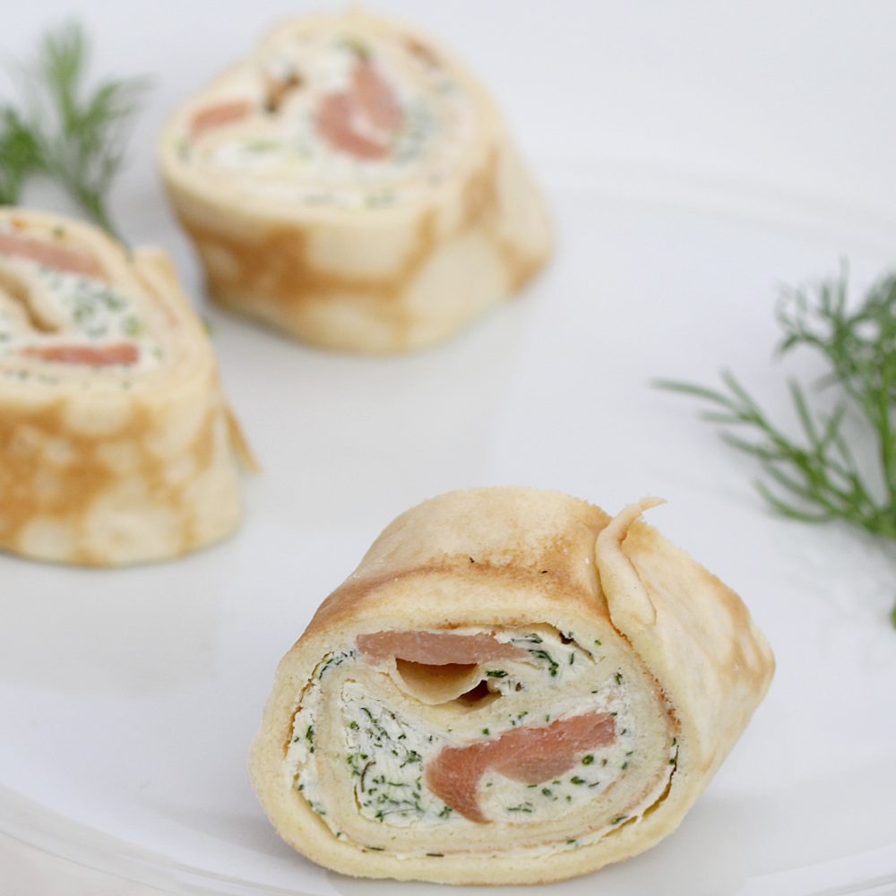 Lachsröllchen