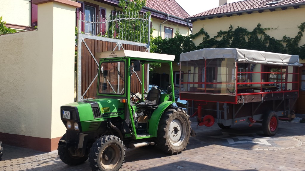 Unser Taxi steht schon bereit