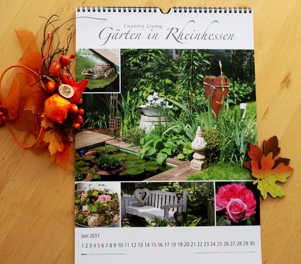 Wenn ich mich entscheiden müsste, dann wäre der Juni mein Lieblings-Blatt. "Gärten in Rheinhessen" ist übrigens auch ein tolles Geschenk für Rheinhessen- und Gartenliebhaber