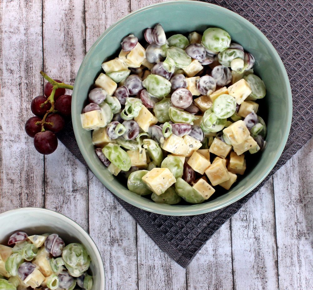 Trauben-Käse-Salat: vegetarisch, einfach, lecker!