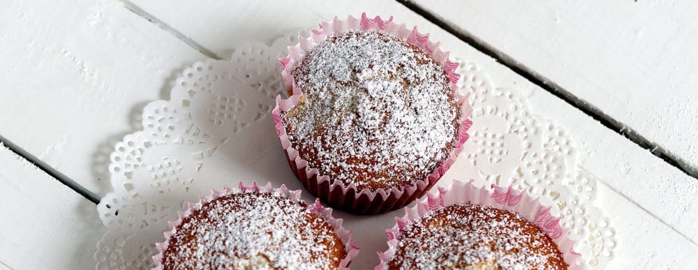 Pfirsich-Rosmarin-Muffins