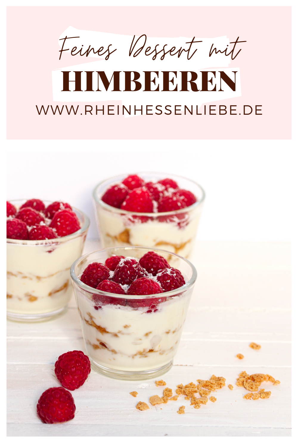 Himbeer-Dessert im Glas 
