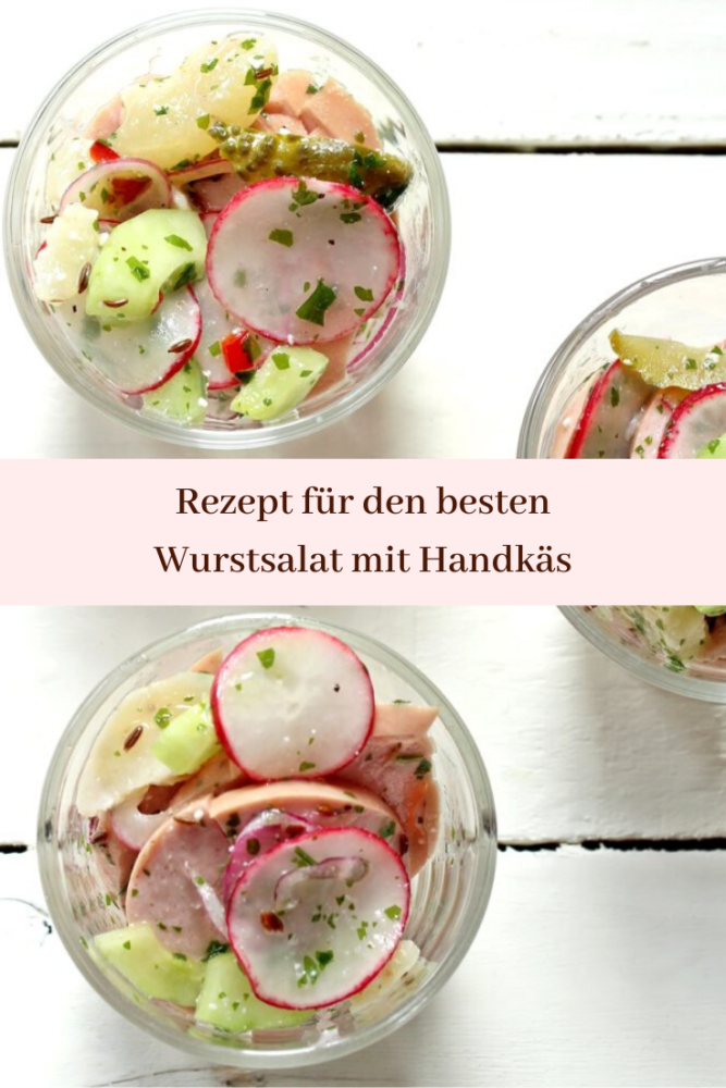 Wurstsalat mit Handkäs