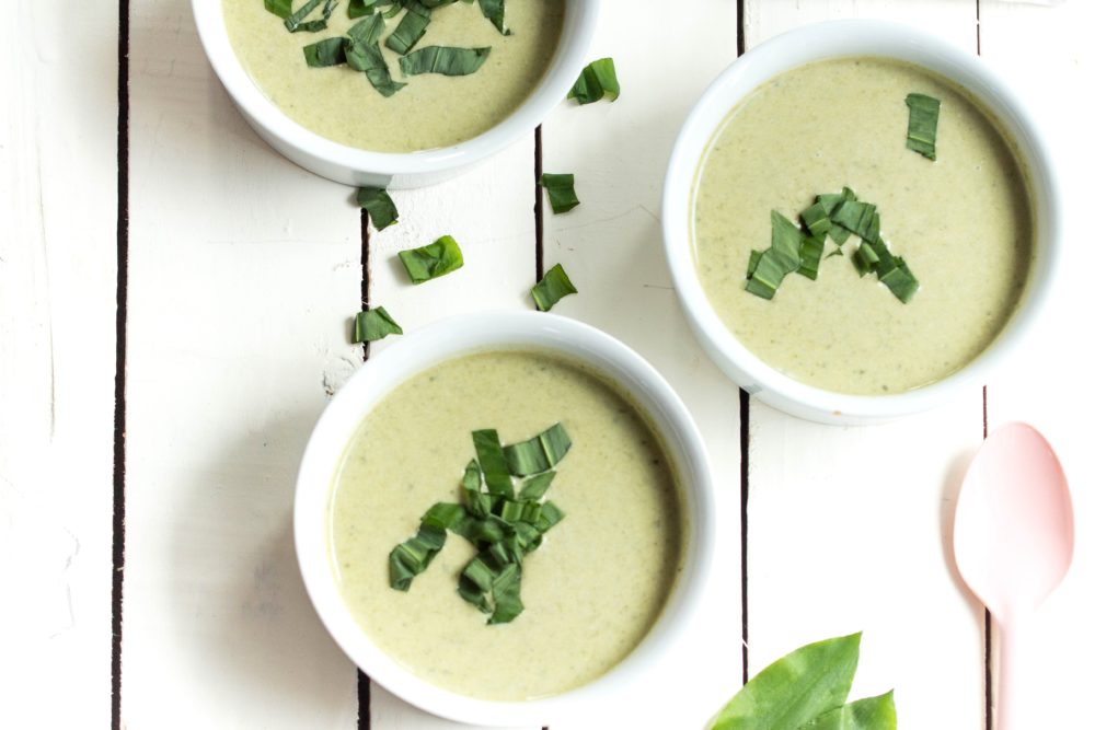 Bärlauchsuppe mit Kartoffeln 