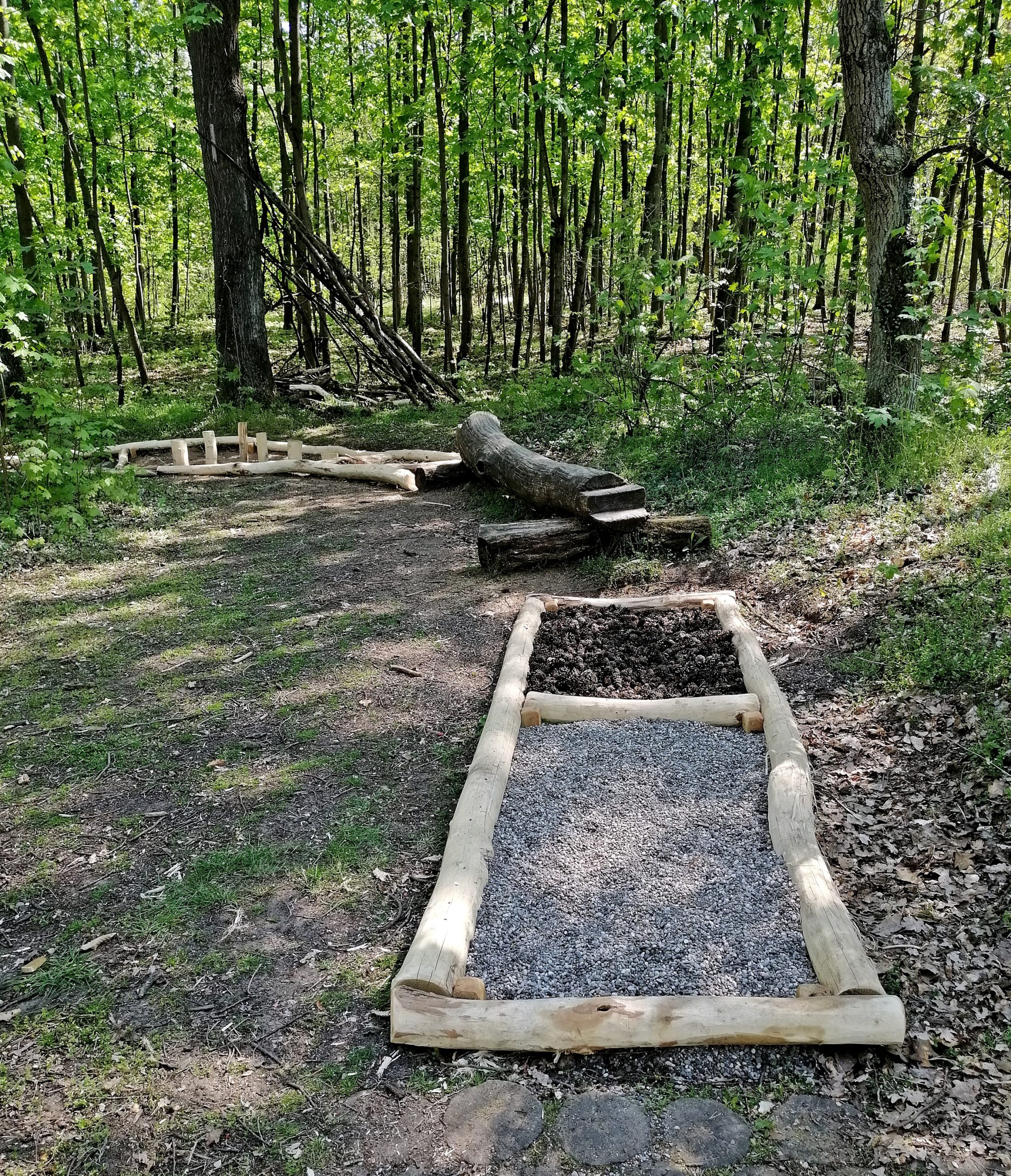 Walderlebnispfad Lennebergwald Barfußpfad
