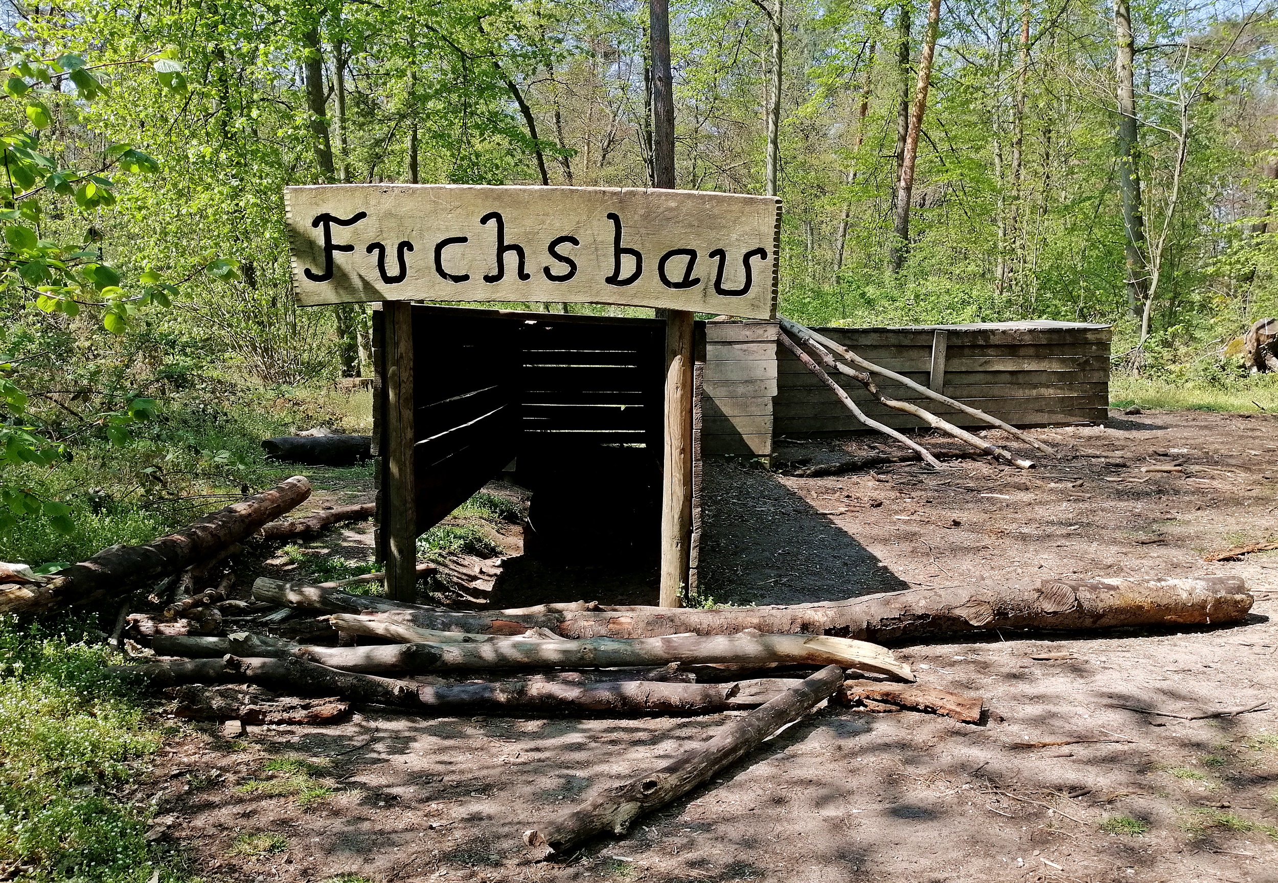 Walderlebnispfad Lennebergwald Mainz Fuchsbau