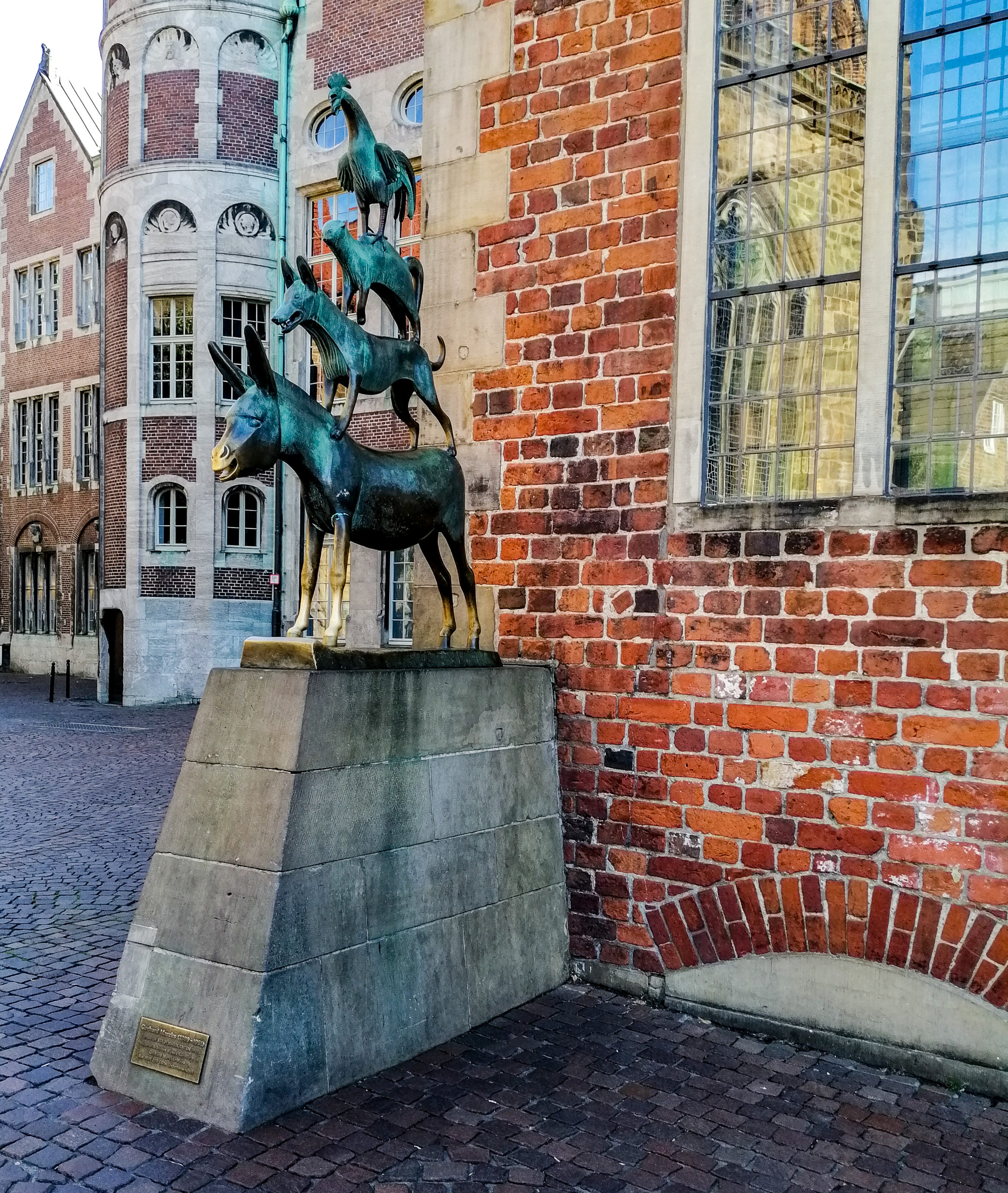 Bremen Sehenswürdigkeiten Bremer Stadtmusikanten Statue