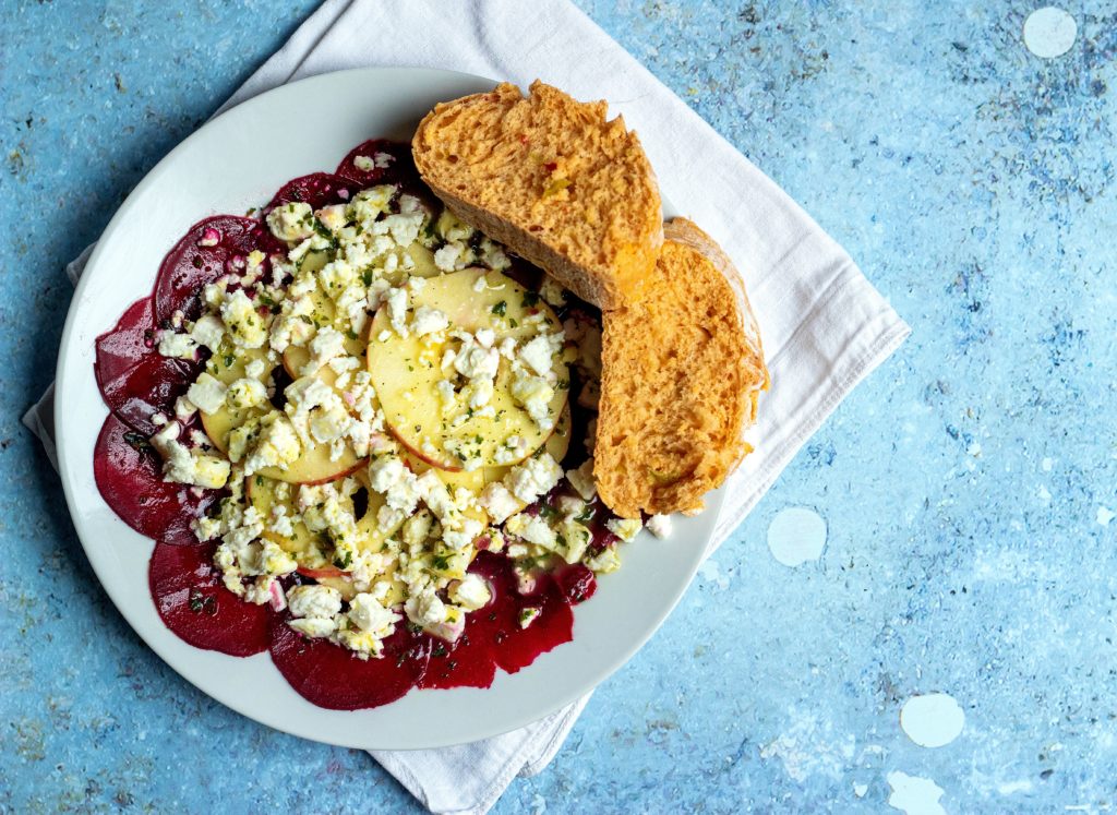 Rote-Bete-Salat mit Apfel: schnelles, einfaches Rezept