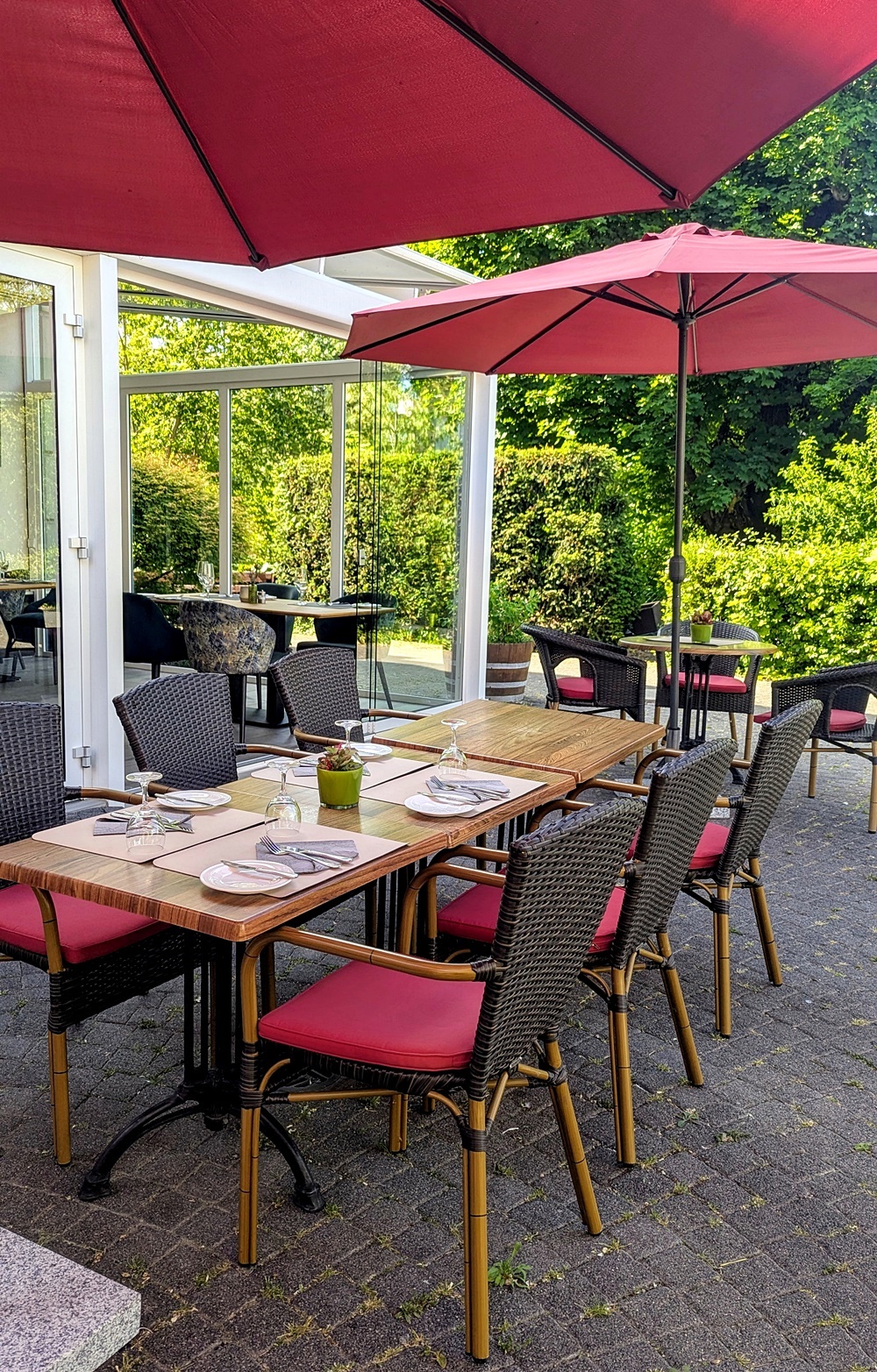 Terrasse Wein- und Parkhotel Nierstein