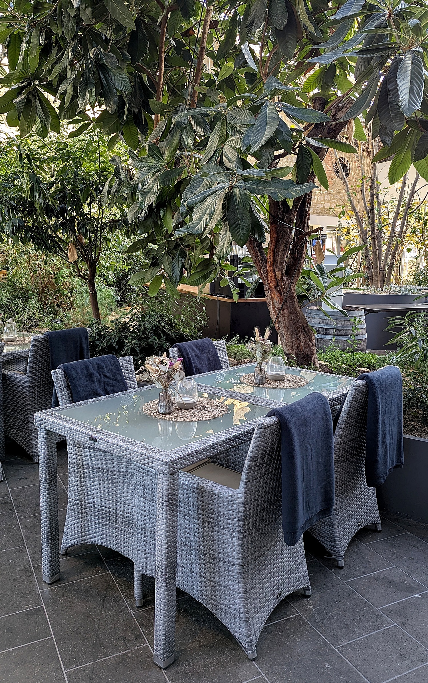 Engler´s Restaurant im Winzerkeller Ingelheim im Innengarten